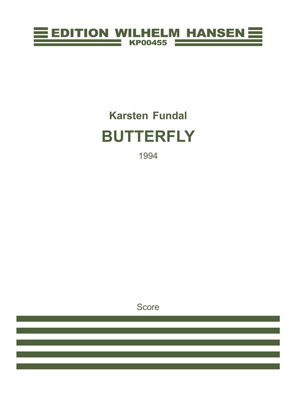 Karsten Fundal: Butterfly (Score)