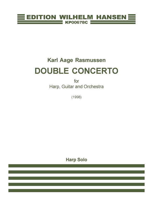 Karl Aage Rasmussen: Double Concerto (Harp Solo Part)
