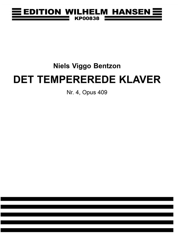Det Tempe.Klaver Bd. 4 Op. 409