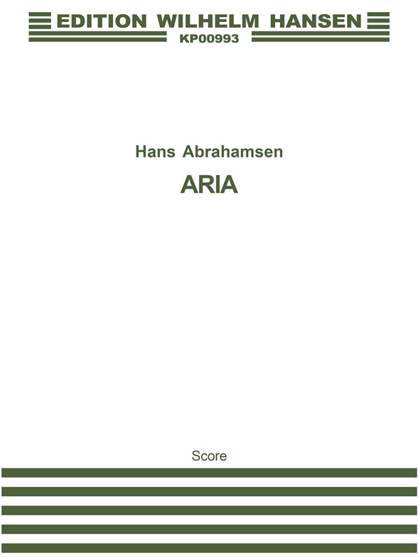 Aria - Partitur