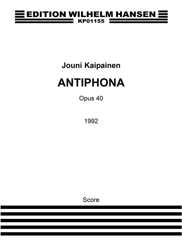 Kaipainen Antiphona Op.40 Ssaattbb