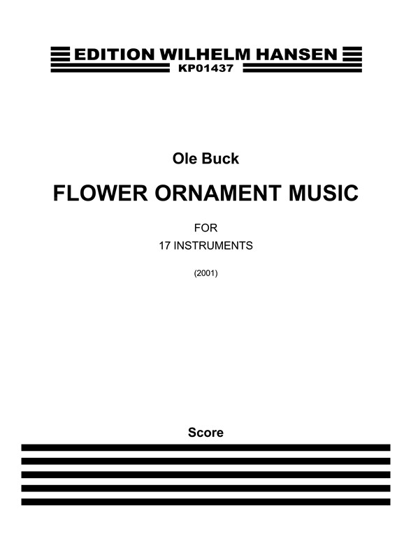 Buck Flower Ornment Mus Sc Cham/Orch