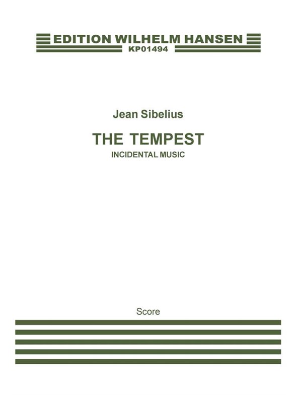 Jean Sibelius: The Tempest (Full Score)