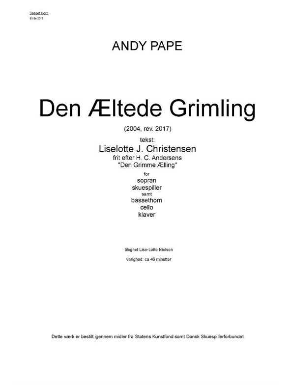 Pape Den Ïltede Grimling Pts