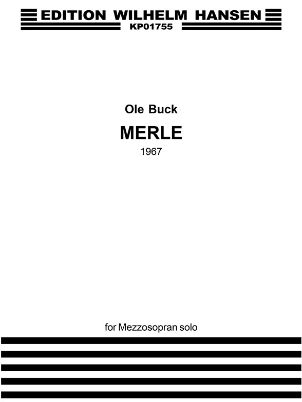 BUCK MERLE (Mezzosopran solo)