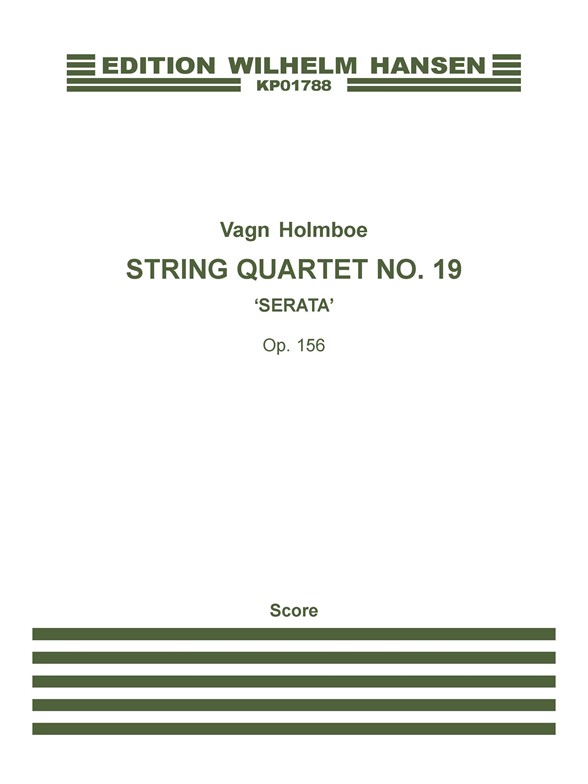 STRYGEKVARTET NR.19 OP.156