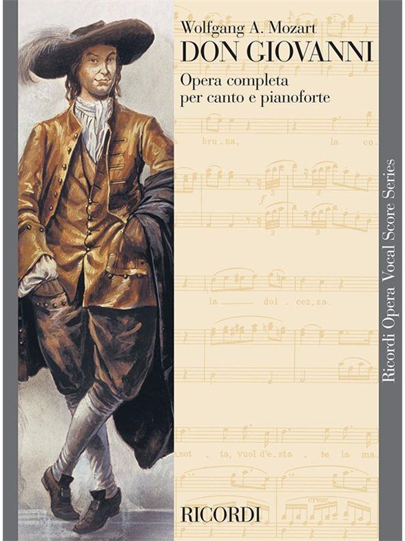 Mozart Wa Don Giovanni Opera Paper Back Vocal Score