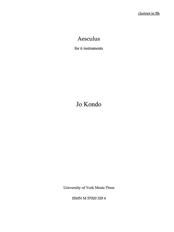 Jo Kondo: Aesculus (Parts)