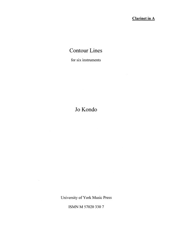 Jo Kondo: Contour Lines (Parts)
