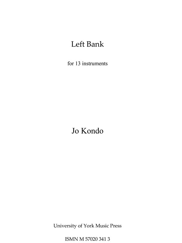 Jo Kondo: Left Bank