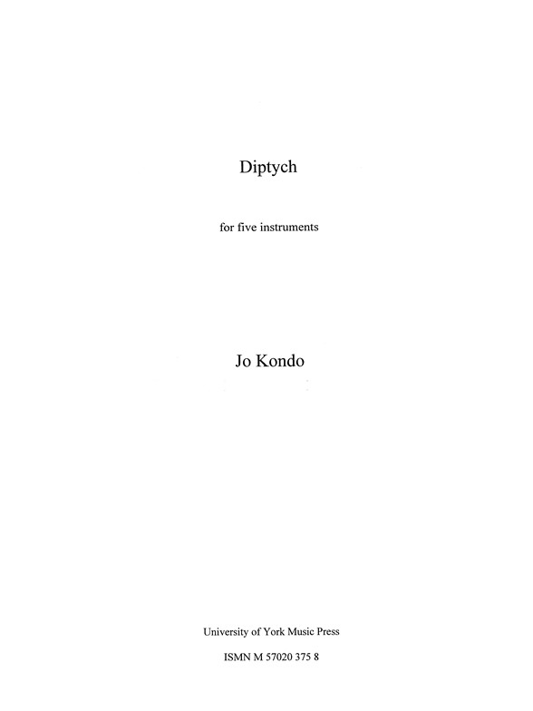 Jo Kondo: Diptych (Score)