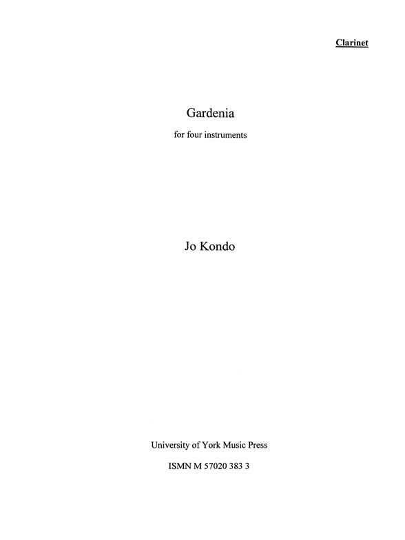 Jo Kondo: Gardenia (Parts)