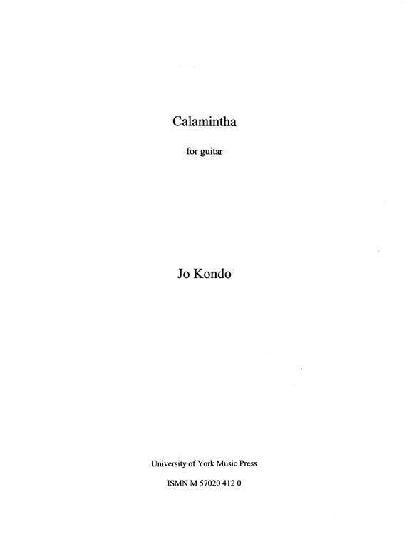 Jo Kondo: Calamintha