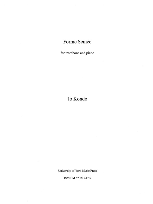 Jo Kondo: Forme Semee
