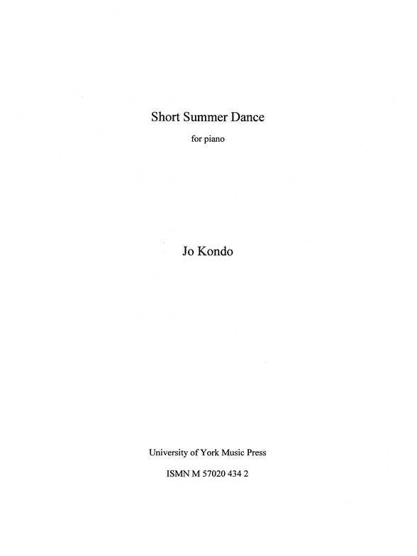 Jo Kondo: Short Summer Dance