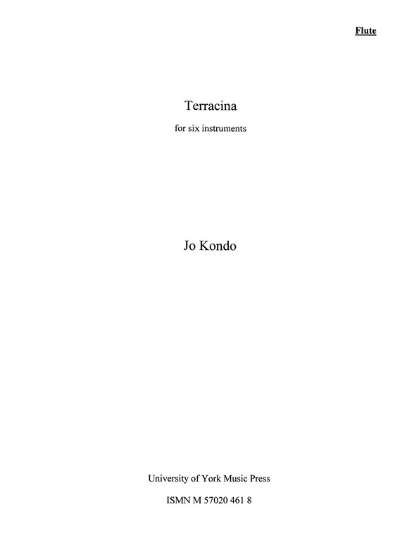 Jo Kondo: Terracina (Parts)