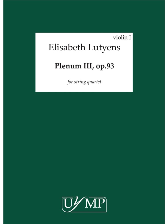 Elisabeth Lutyens: Plenum III Op.93 (Parts)
