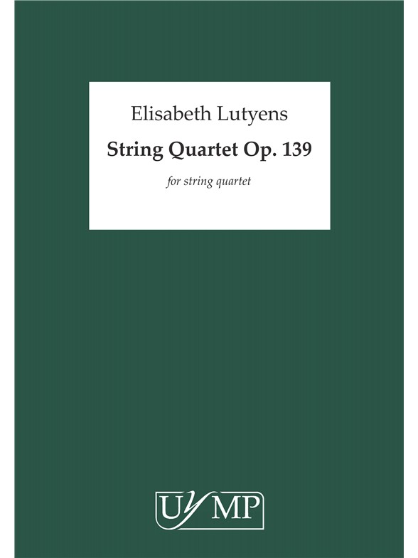 Elisabeth Lutyens: String Quartet Op.139 (Score)