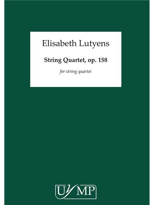 Elisabeth Lutyens: String Quartet Op.158 (Score)
