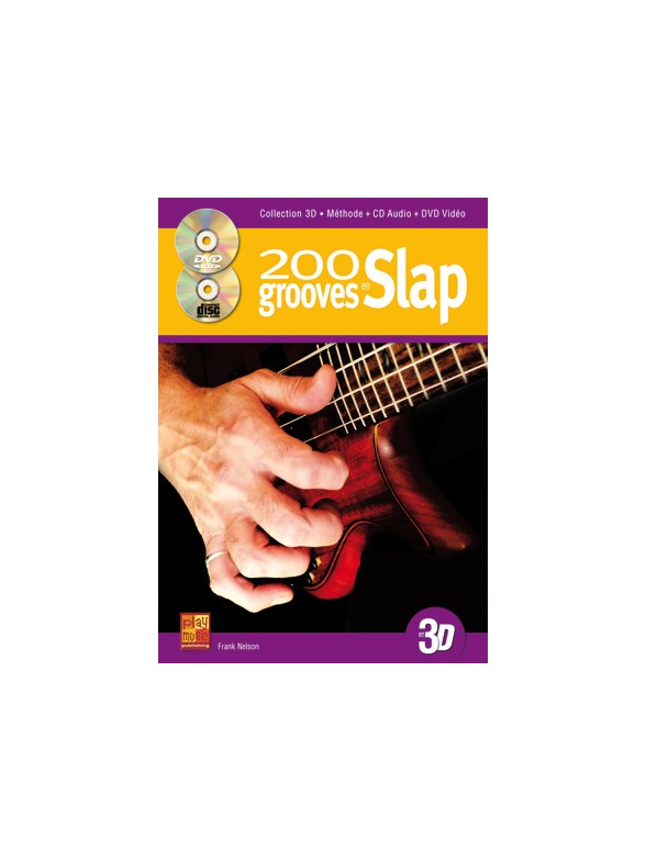 Nelson Frank: 200 Slap Grooves (Book/CD/DVD)
