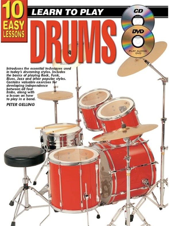 10 Easy Lessons: Teach Yourself Drums