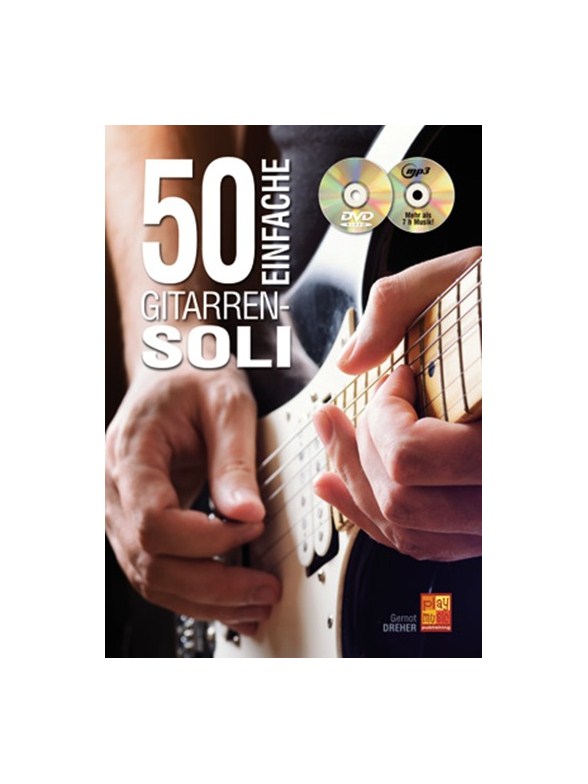 Gernot Dreher: 50 Einfache Gitarren-Soli (Buch/CD/DVD)