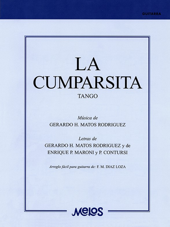 Matos La Cumparsita (Loza) Gtr Bk