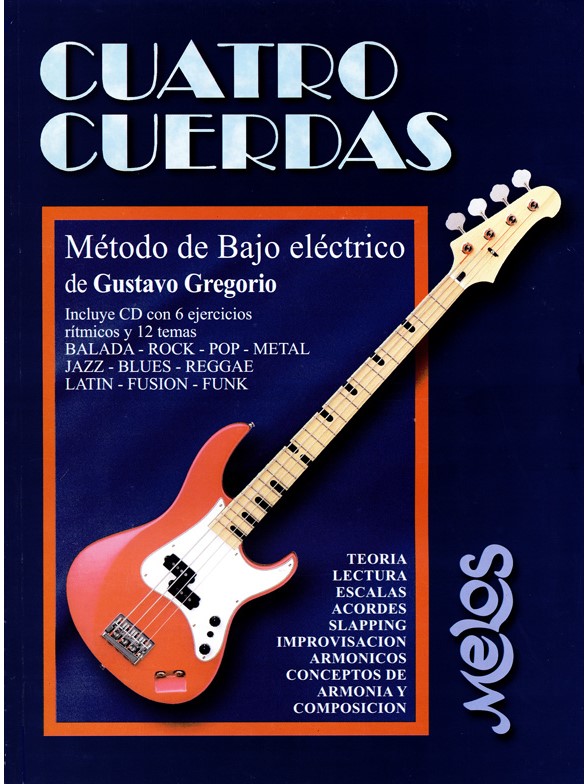 Gregorio 4 Cuerdas Bass Bk/Cd