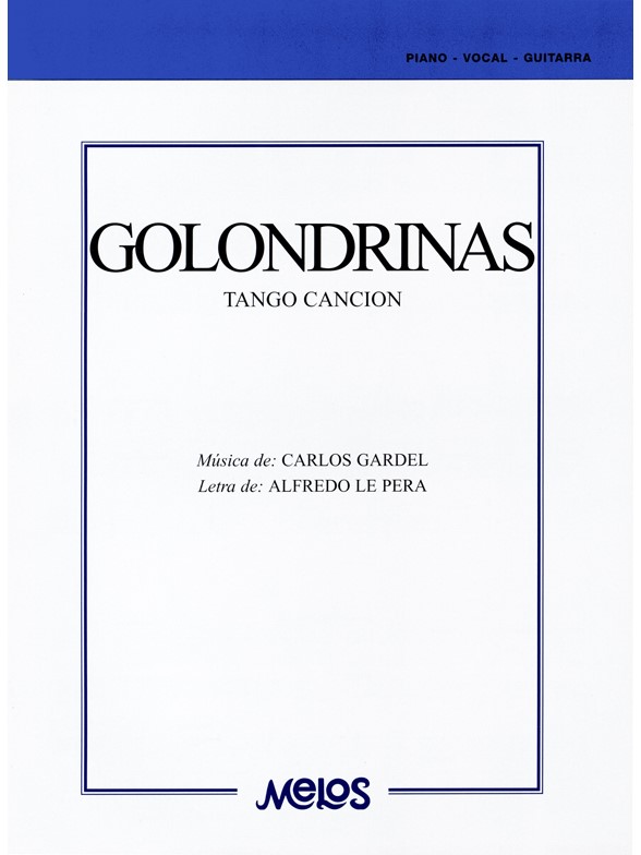 Gardel Golondrinas Tango Pf Bk