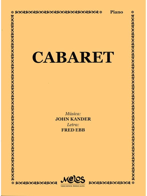 Ebb/Kander Cabaret Pf Bk