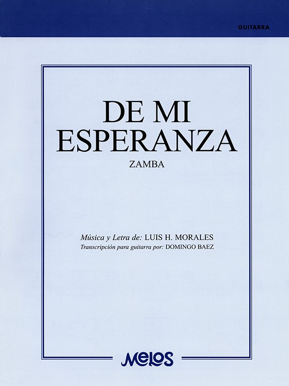 Morales De Mi Esperanza (Baez) Gtr