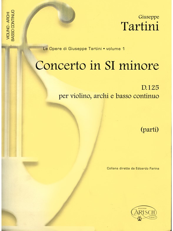 Tartini Volume 01 Conc Bmin D125 Pts