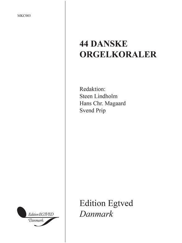 44 DANSKE ORGELKORALER