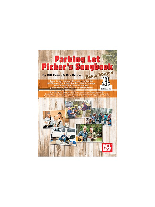 Parking Lot Picker's Songbook: Banjo Edition (Book/Online Audio)