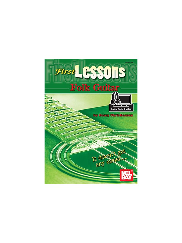 First Lessons Folk Guitar (Book/Online Audio/Video)
