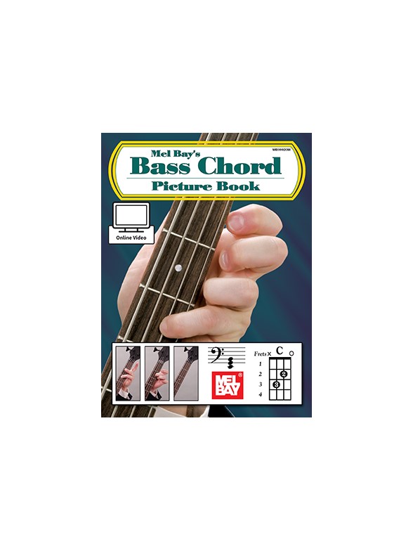 Bass Chord Picture Book (Book/Online Video)