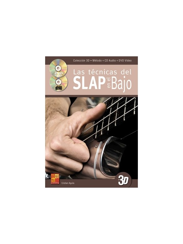 Las Técnicas Del Slap En El Bajo En 3D (Libro/CD/DVD)