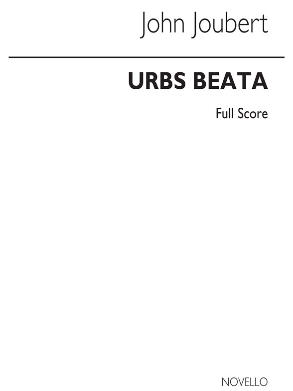 Joubert: Urbs Beata Op.42 (Vocal Score)