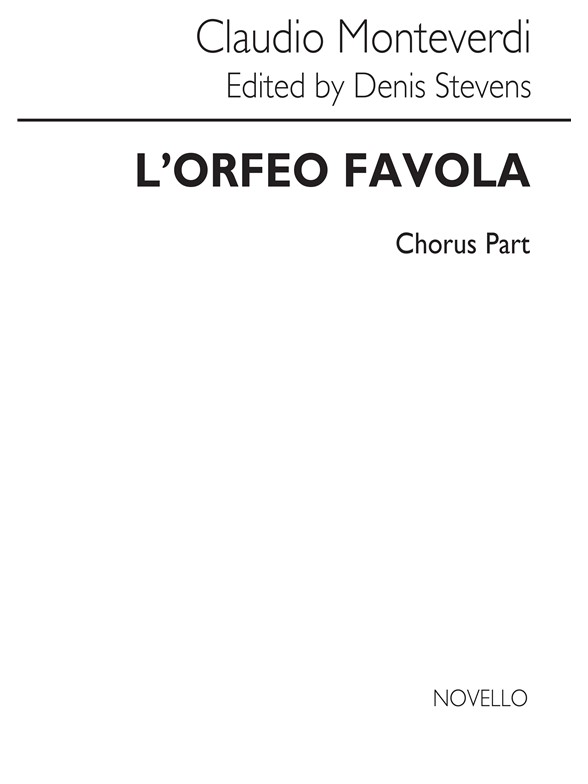 Claudio Monteverdi L'Orfeo Choral Part