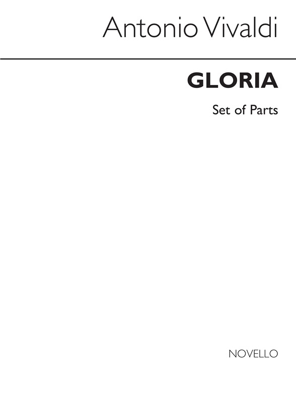 Antonio Vivaldi: Gloria in D RV.589 (Cameron ed.) - Parts
