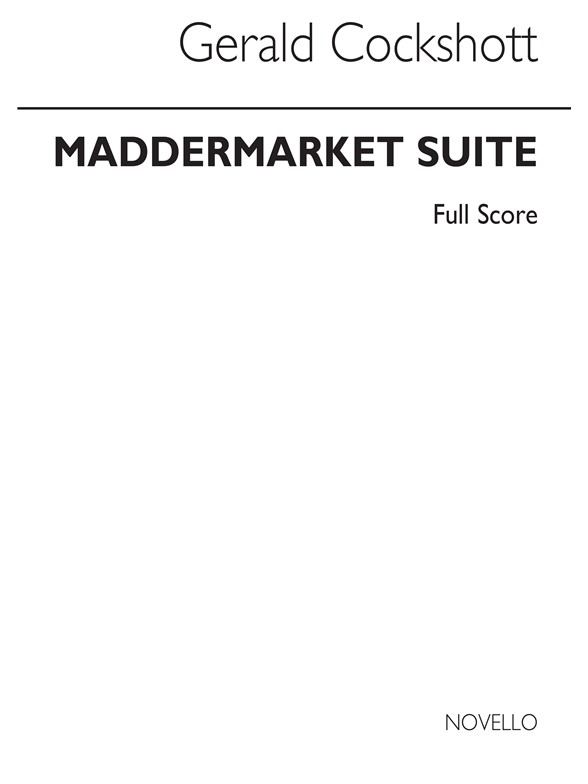Gerald Wilfred Cockshott: Maddermarket Suite (Score)