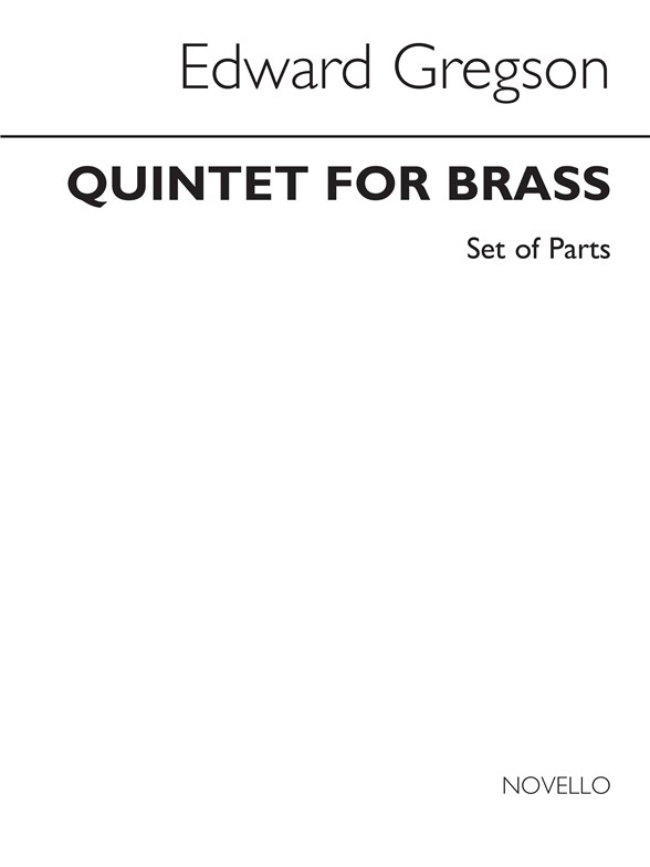 Edward Gregson: Quintet For Brass (Parts)