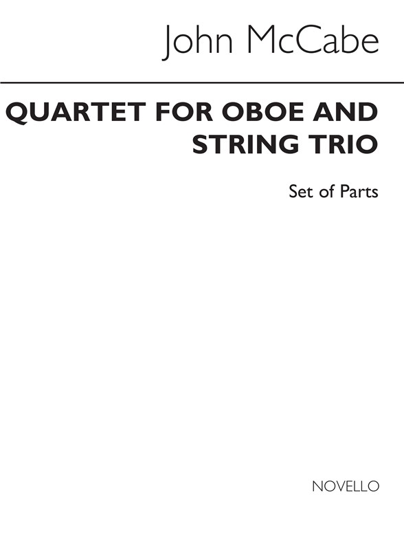 McCabe: Quartet For Oboe And String Trio (Parts)