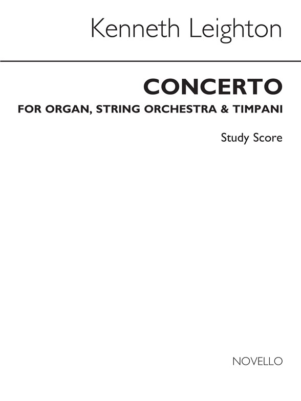 Kenneth Leighton: Concerto For Organ Op.58 (Study Score)