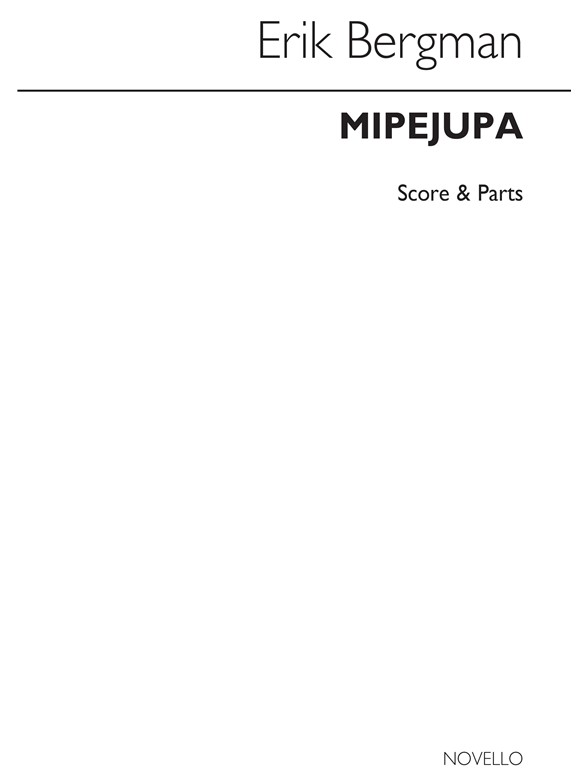 BERGMAN ERIK MIPEJUPA ENS SCORE & GUITAR PART