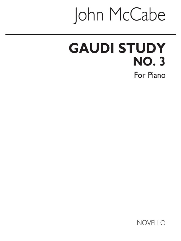 McCabe: Gaudi Study No.3 for Piano
