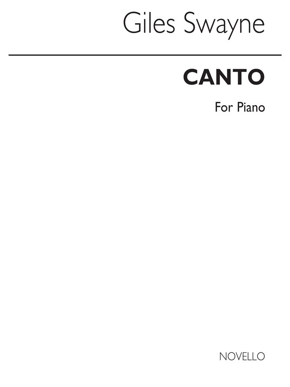 Giles Swayne: Canto For Piano
