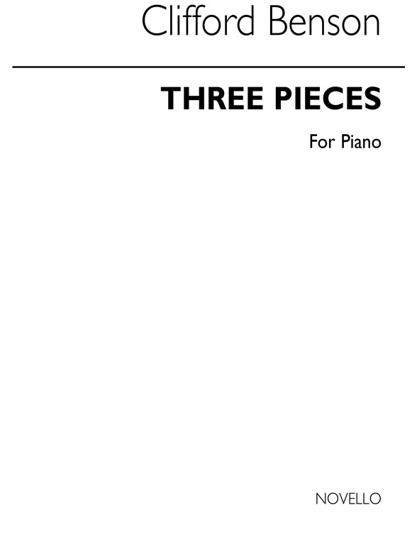 Benson: Three Pieces For Piano