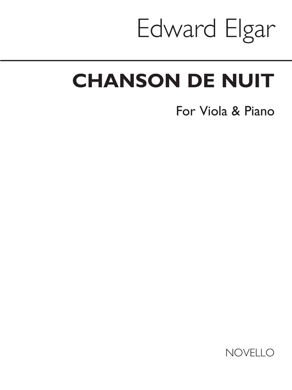 Elgar Chanson De Nuit Vla/Pf