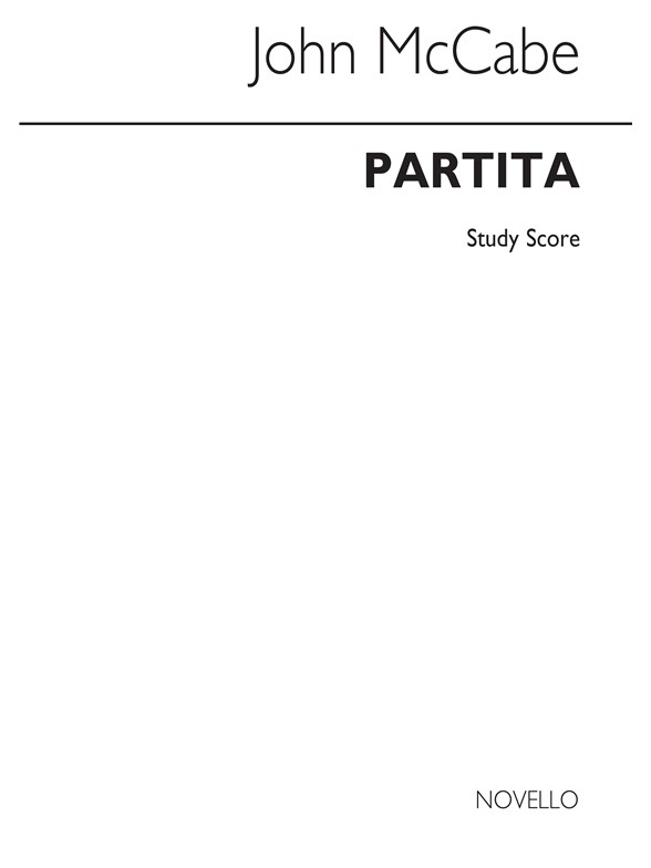 McCabe: Partita For String Quartet (Score)